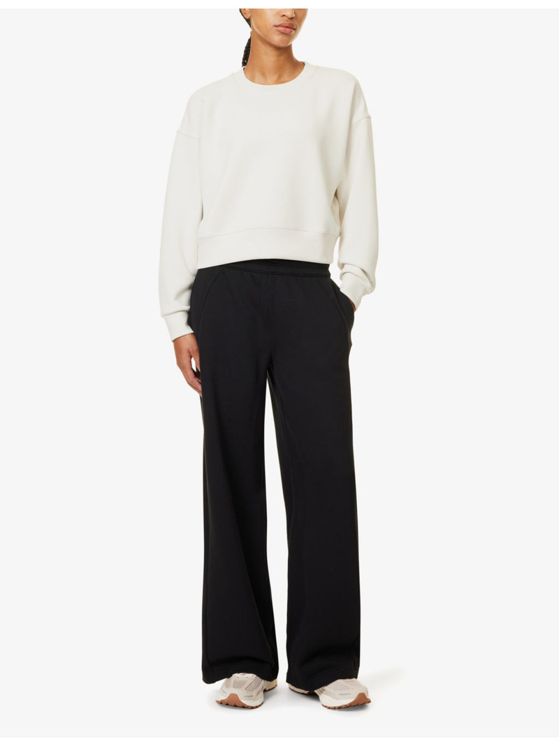 lululemon Softstreme Oversized Cropped Crewneck Jersey Sweatshirt outlook
