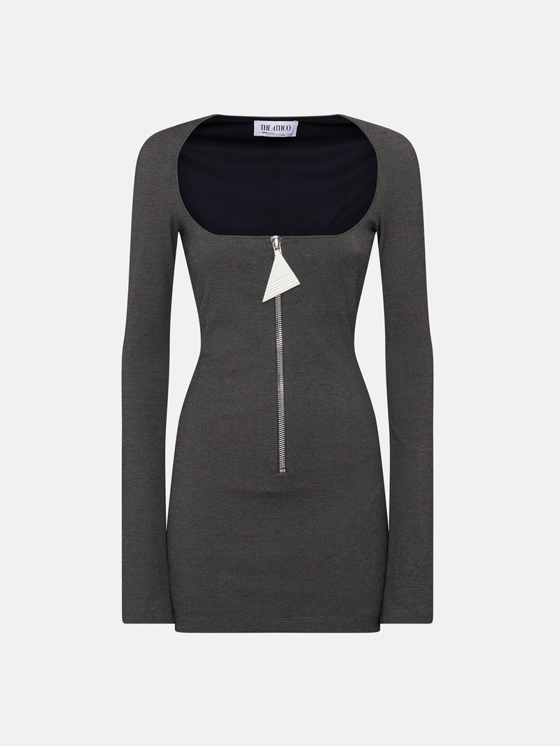 BLACK AND WHITE MIDI DRESS 1
