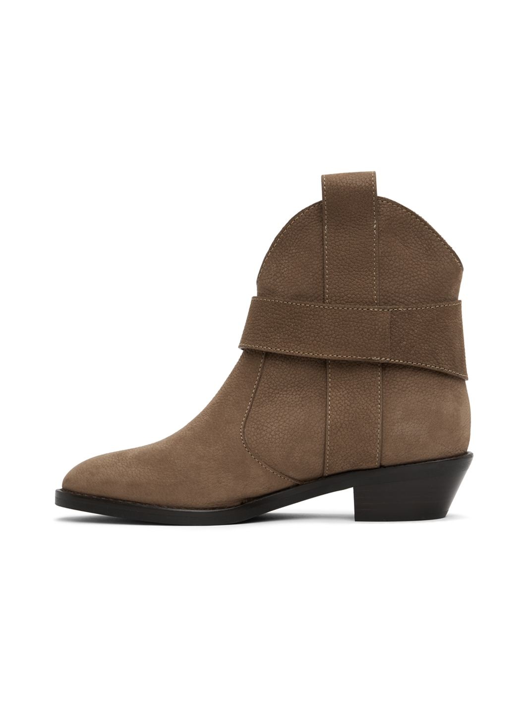 Brown New Ring Line Boots - 3