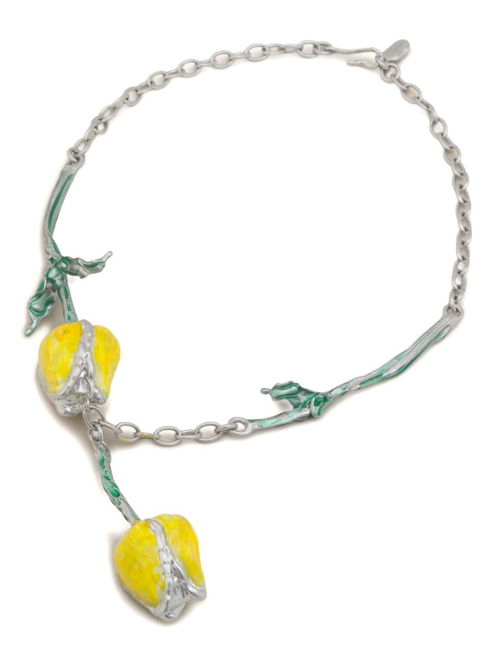 flower-inspired pendant necklace - 2