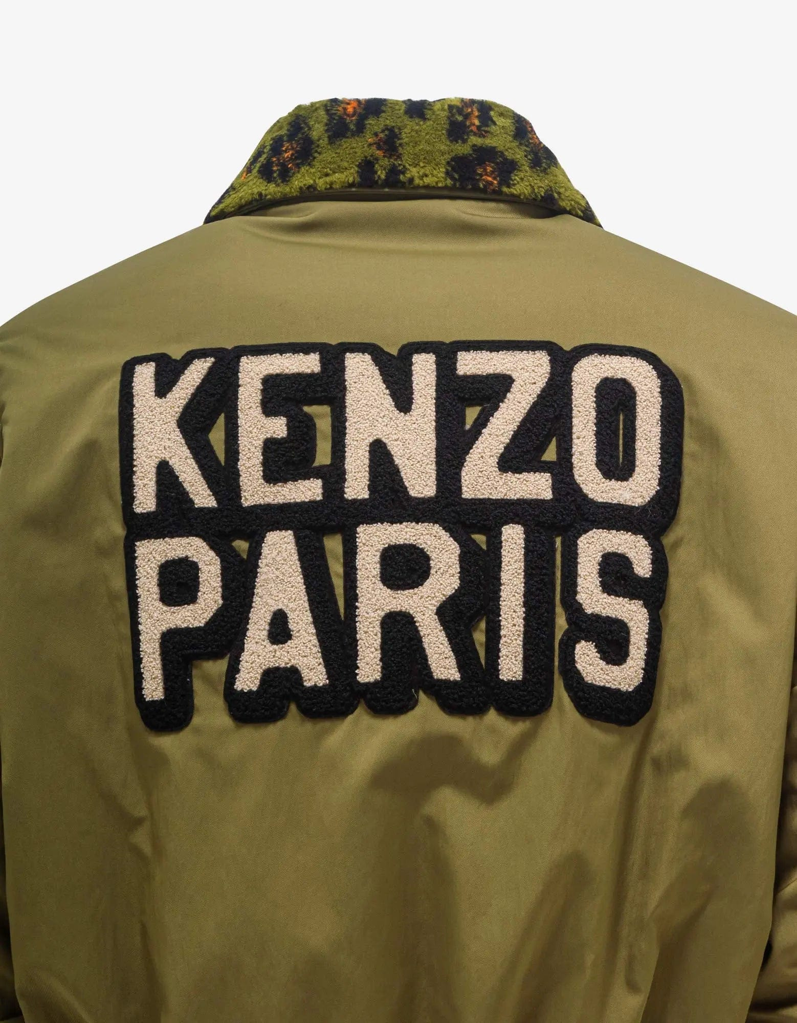 Kenzo Khaki Boxy Bomber Jacket - 5