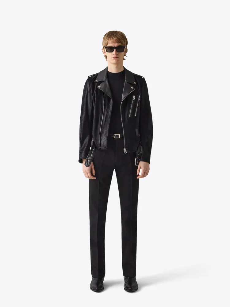 LEATHER JACKET 15 BLACK FUR - 1