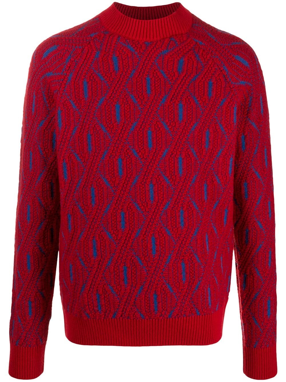 geometric pattern jumper - 1