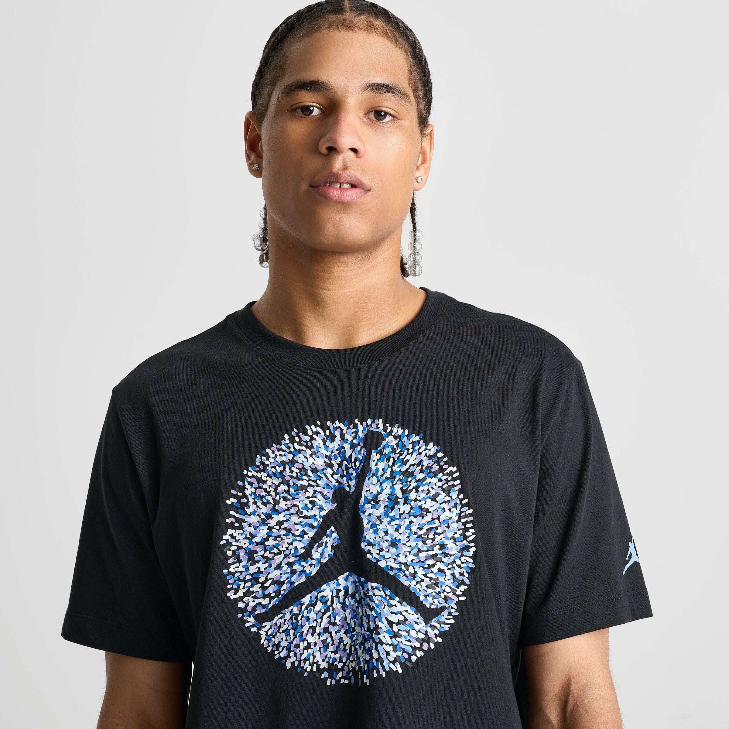 MEN'S JORDAN FLIGHT ESSENTIALS POINTILLISM LOGO GRAPHIC T-SHIRT - 5