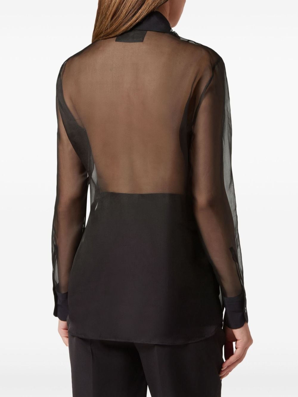 embellished long-sleeve shirt - 4