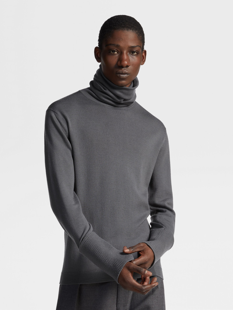 IRON GREY WOOL TURTLENECK 5