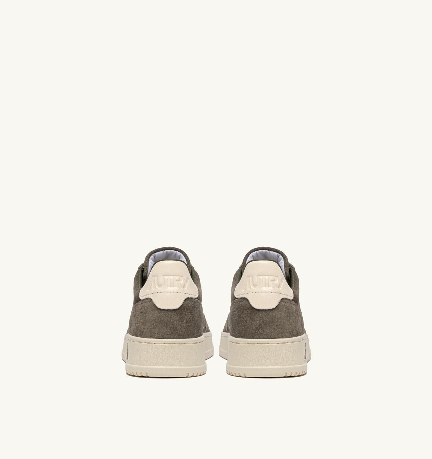 MEDALIST LOW SNEAKERS IN MISTLETOE AND OFF WHITE SUEDE - 3