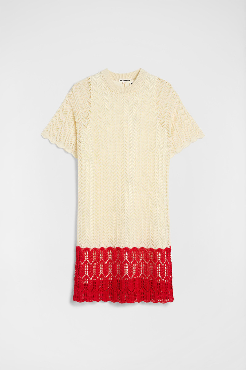 Cotton Pointelle Mini Dress 1