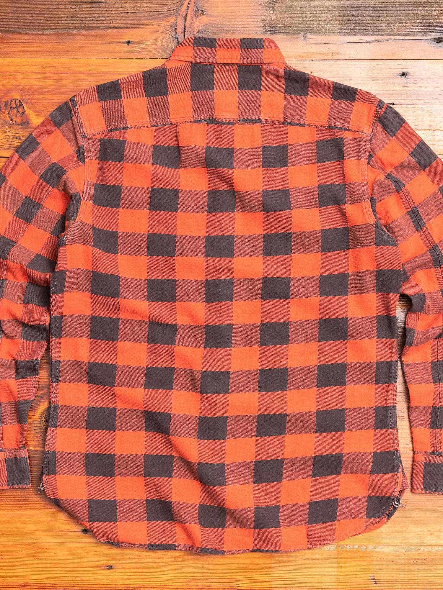 Buffalo Check Work Shirt in Red - 9