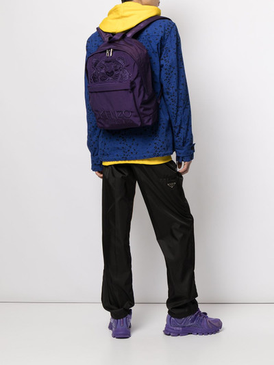 KENZO embroidered-Tiger cotton backpack outlook