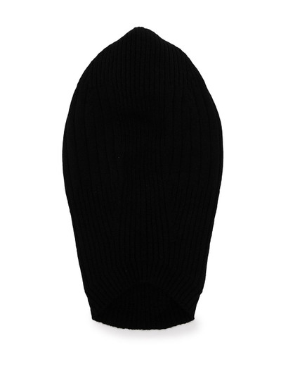 Boris Bidjan Saberi ribbed-knit cashmere balaclava outlook