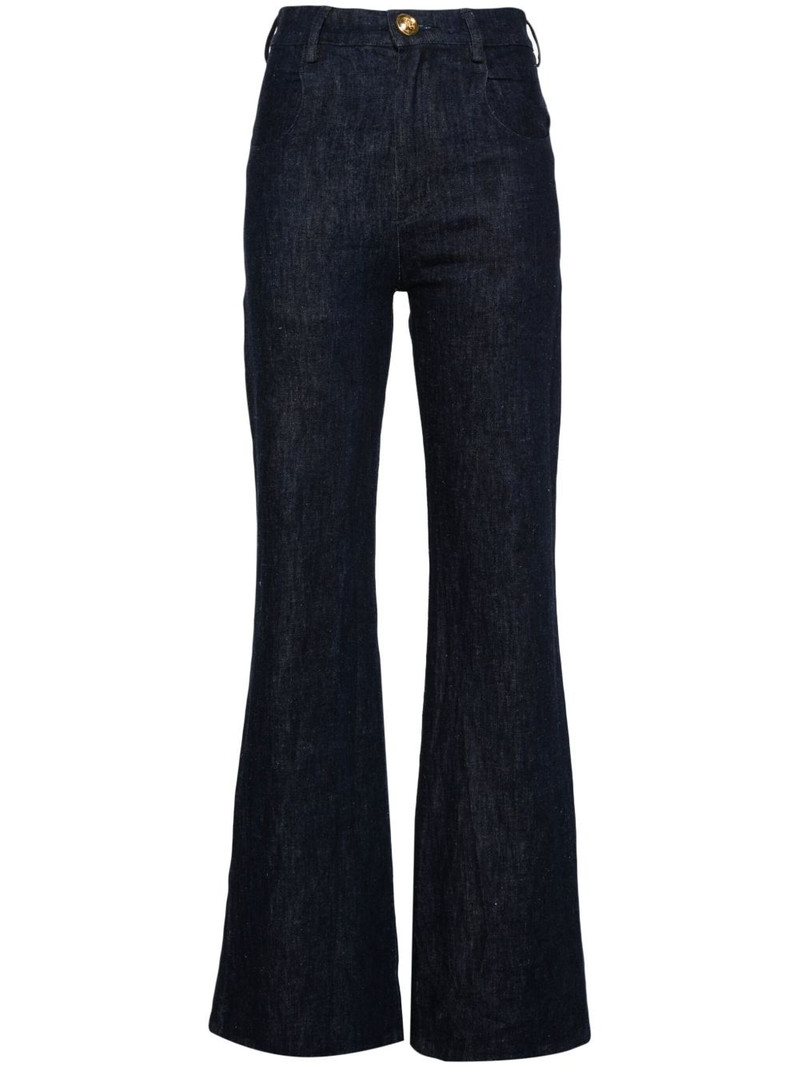 mid-rise bootcut 청바지 1