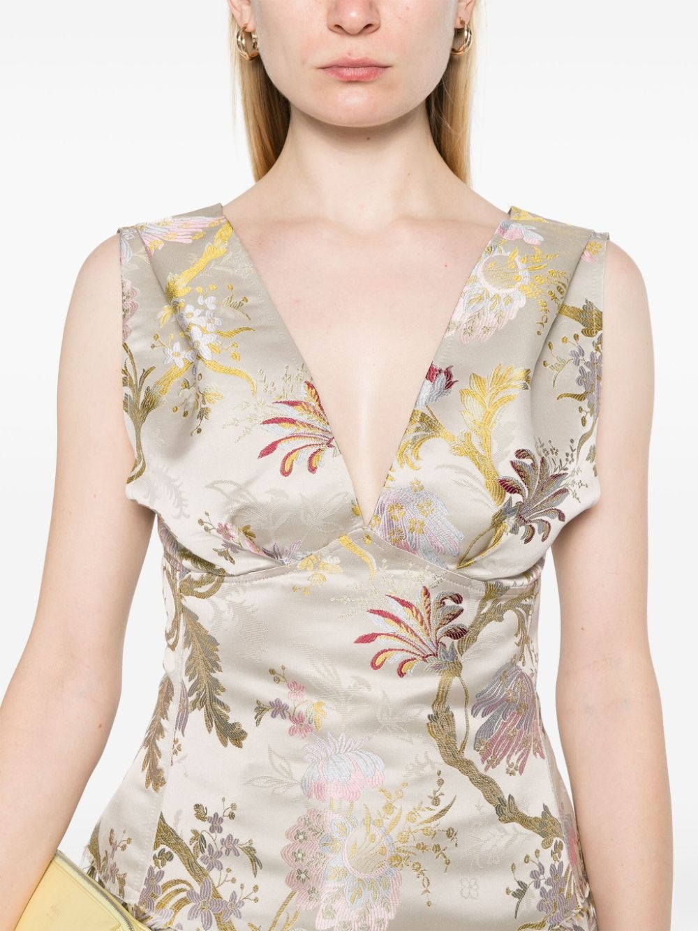brocade-jacquard top - 5