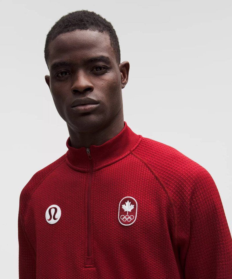 Team Canada Men's Engineered Warmth Half Zip *COC Logo 4