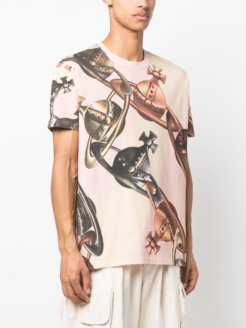 graphic-print short-sleeved cotton T-shirt - 3