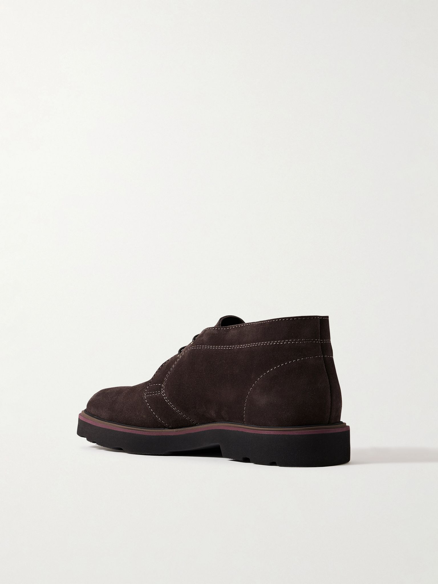 Karr Suede Chukka Boots Dark brown - 4