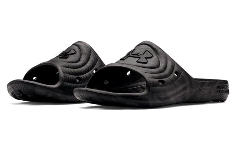 Under Armour Under Armour Locker Slides 'Black Jet Grey' 3024449-002 outlook