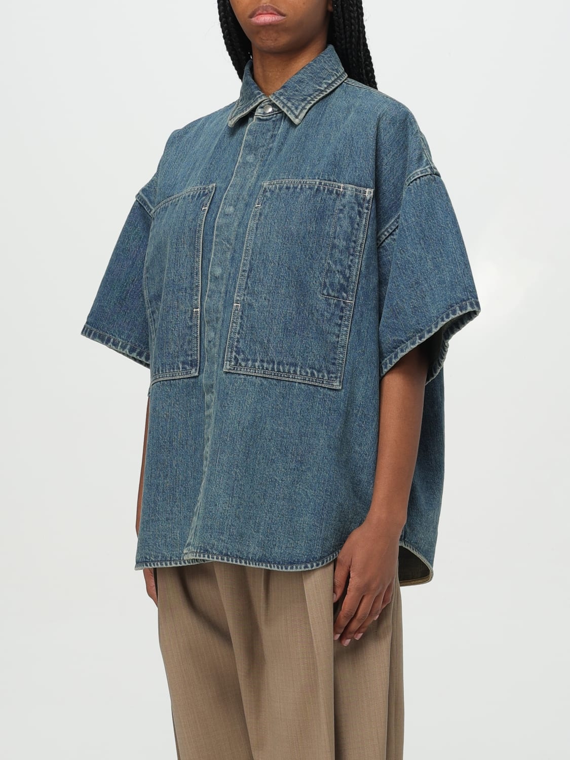 Jil Sander cotton denim shirt - 3