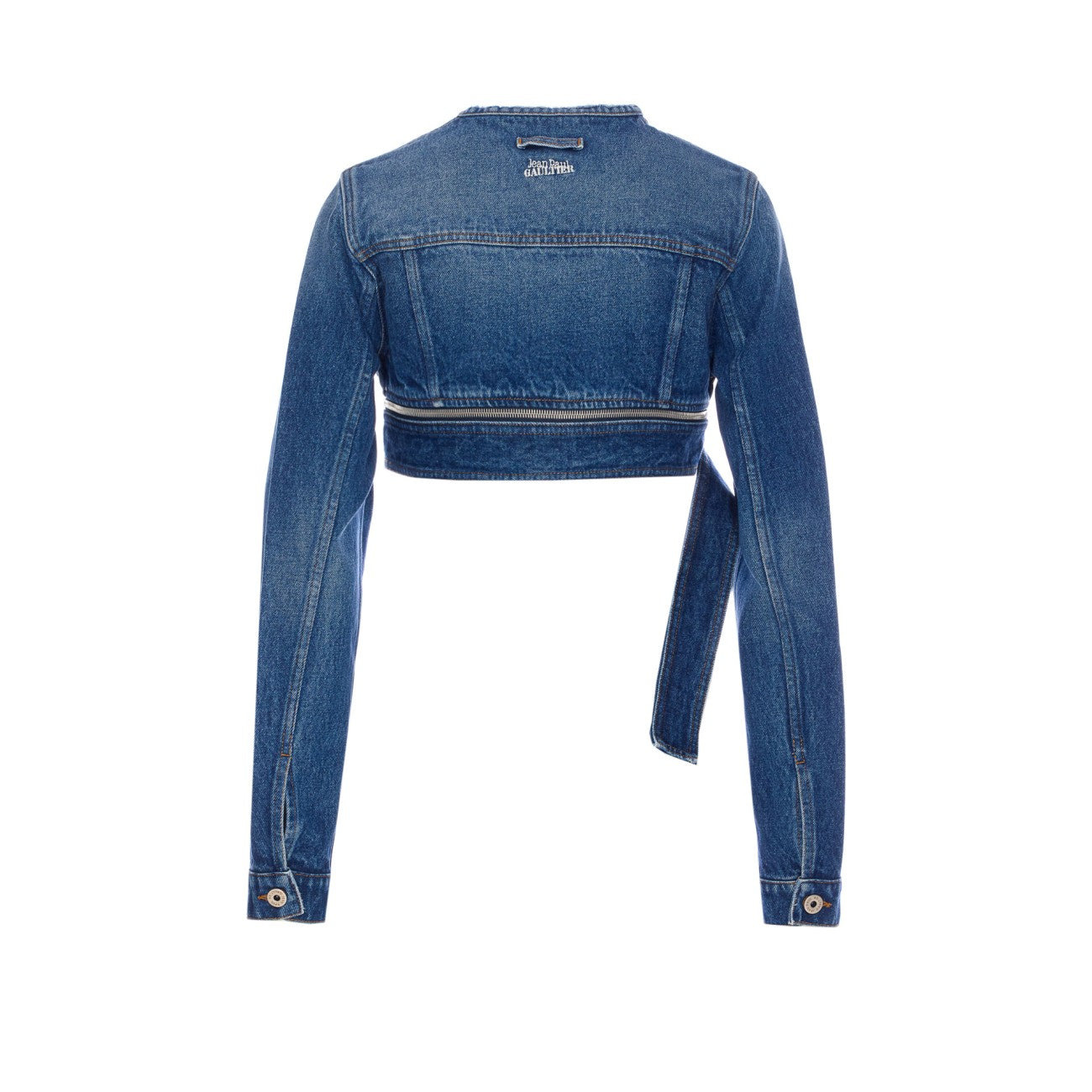 Jean Paul Gaultier Women Crop Denim Jacket - 2