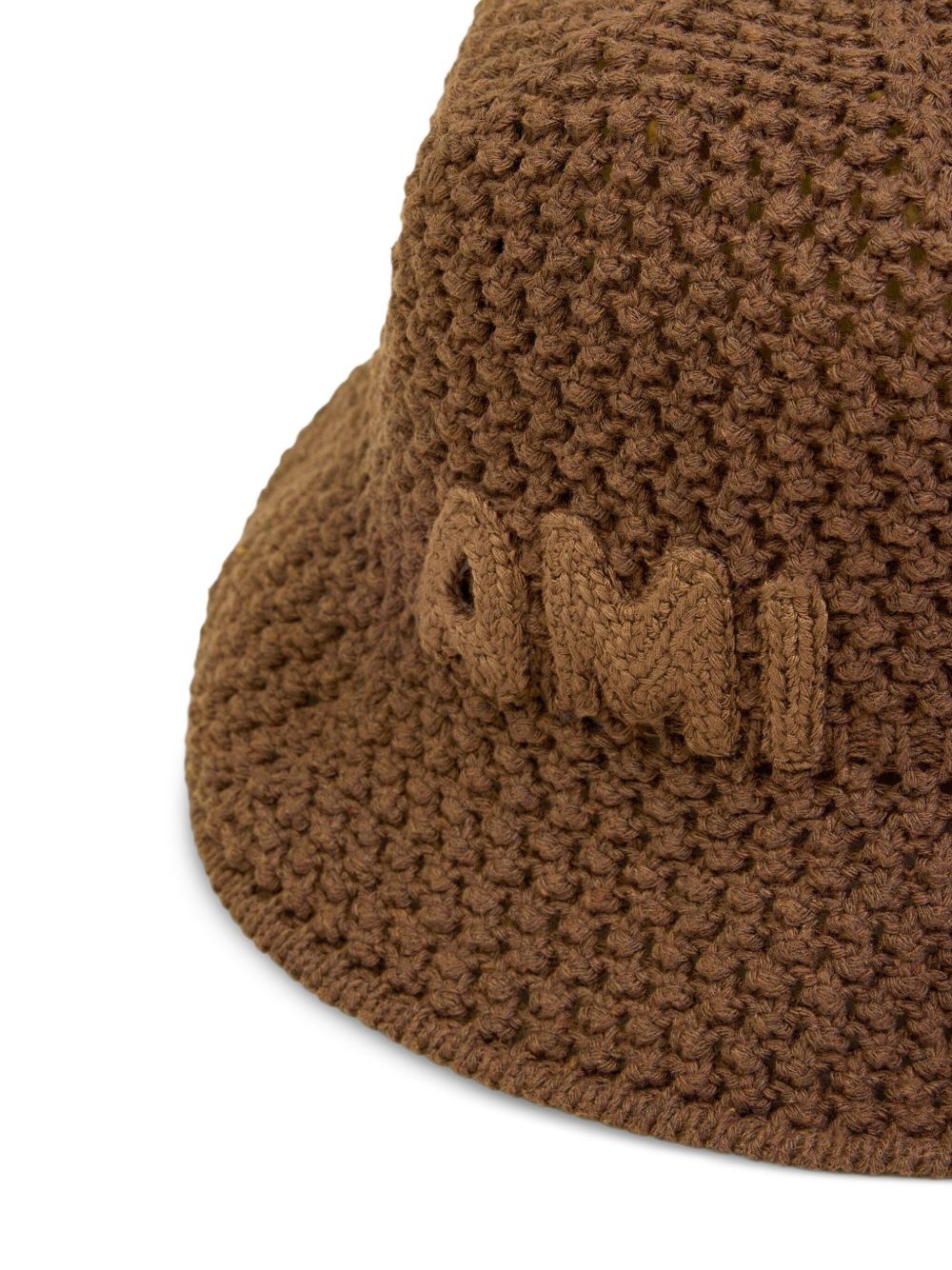 crochet-knit bucket hat - 3