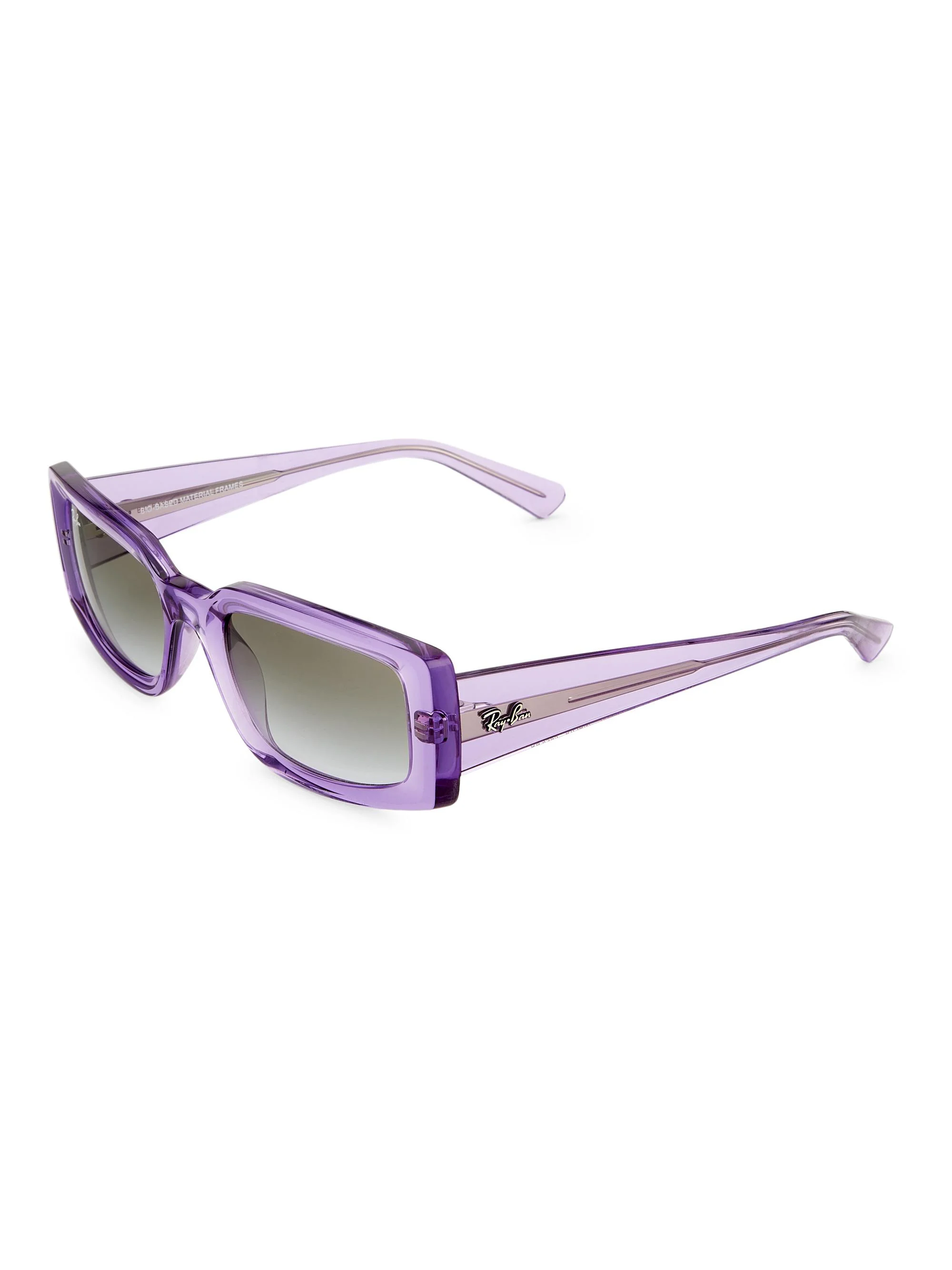 Women's RB4395 54MM Rectangular Sunglasses - Purple - 1