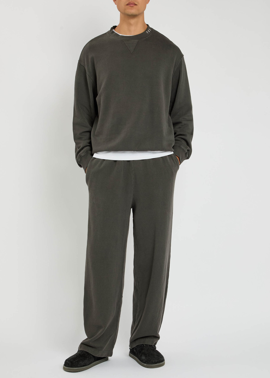 The Elder Statesman Daily Logo-embroidered Cotton and Cashmere-blend Sweatshirt - 4