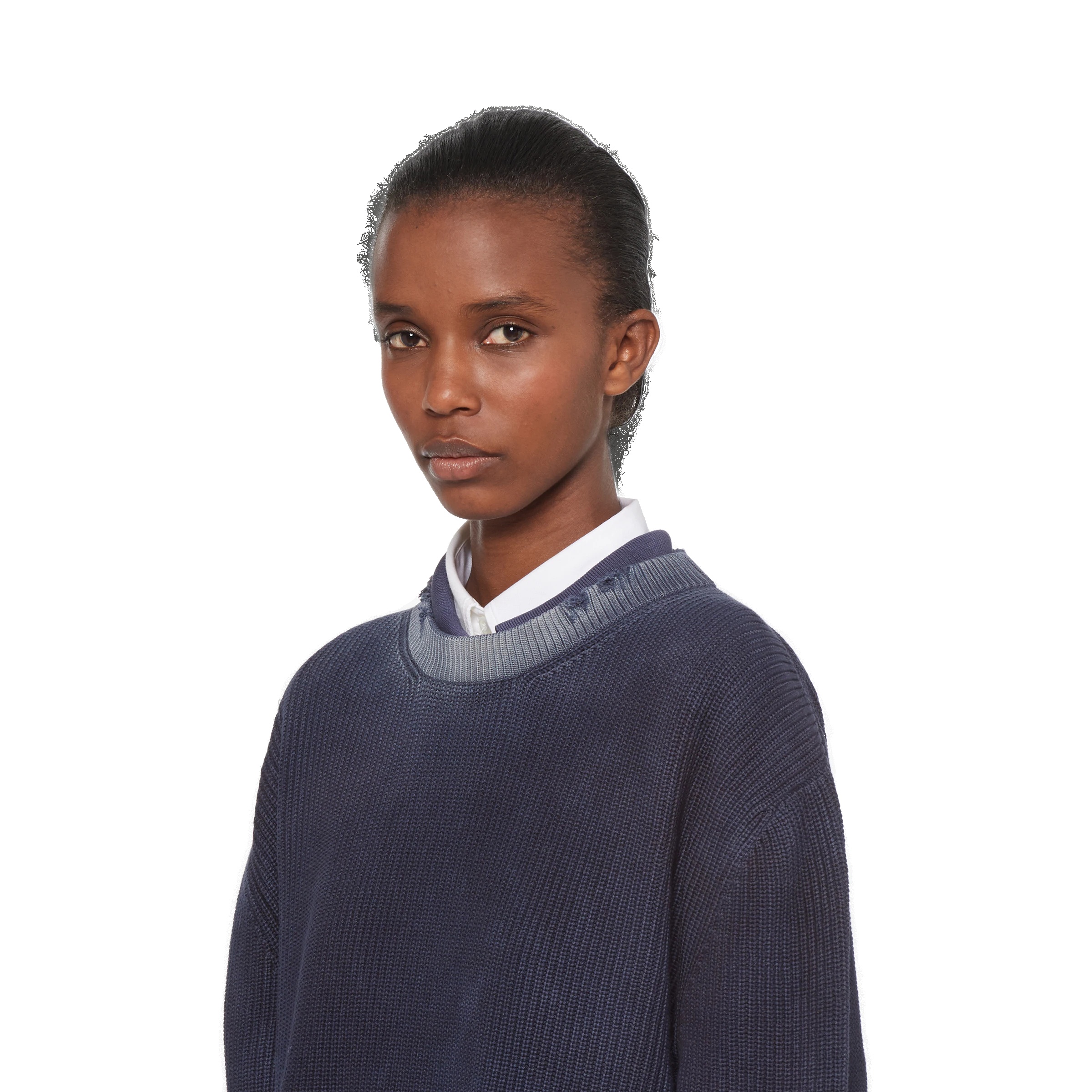 Cut-out cotton sweatshirt - 5