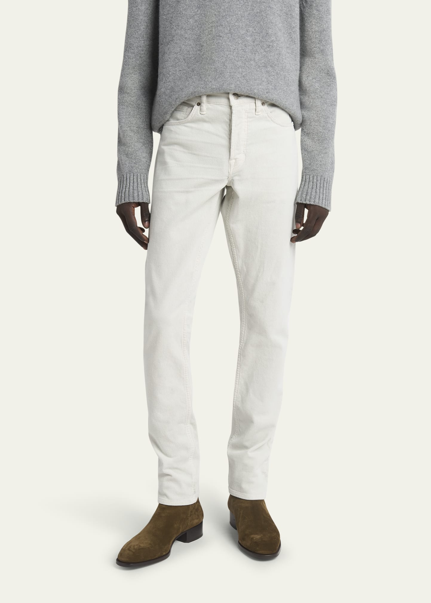 Men's 12 Waves Cord Slim Fit Pants - 4
