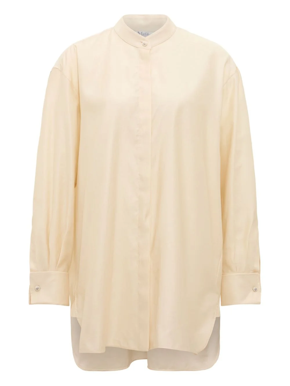 mandarin-collar shirt - 1