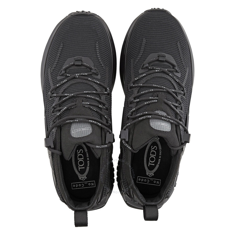 Tods No_Code J Sneakers in Technical Fabric and Leather - 3