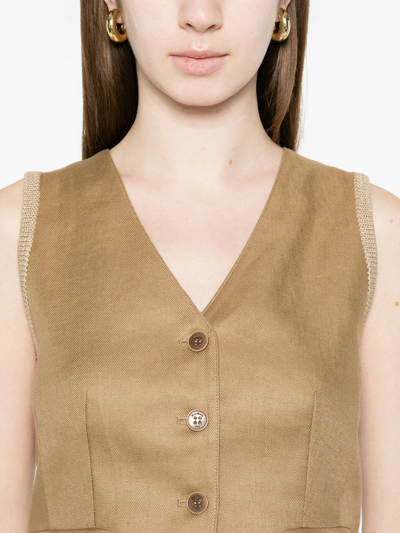 Max Mara Max Mara Calibri Knitted Waistcoat outlook