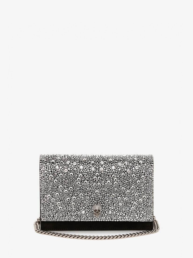 Small Skull Bag in Silver - 1