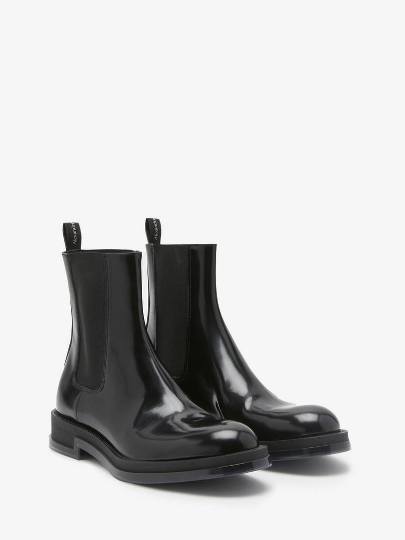 Men's Float Chelsea Boot in Black/transparent 2