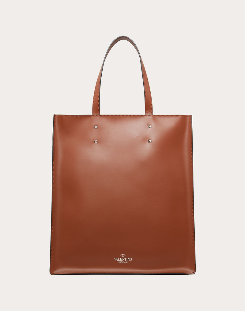 LEATHER VLTN TOTE 3