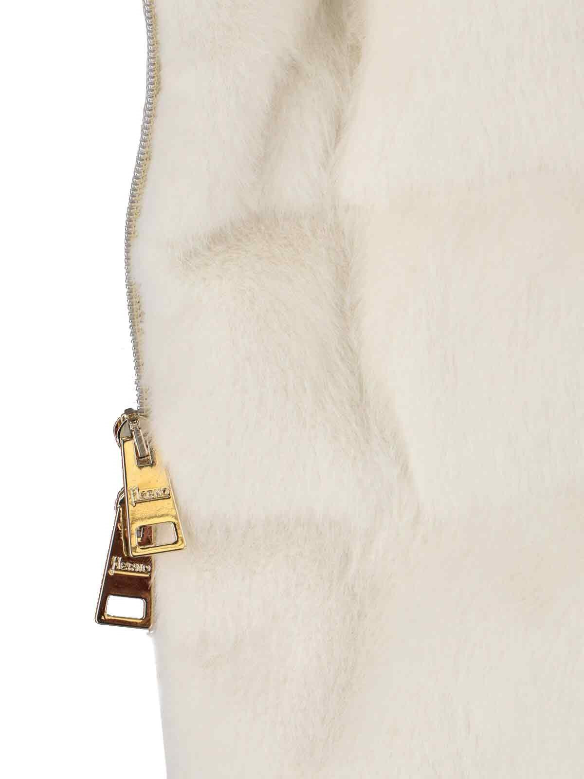 FAUX FUR DOWN JACKET - 5