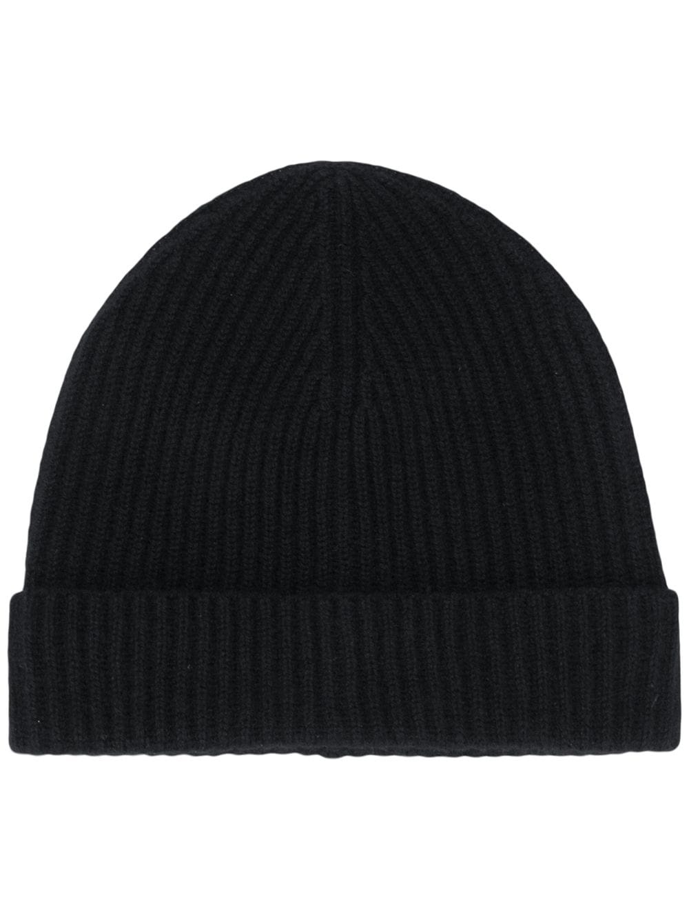 ribbed cashmere beanie - 1