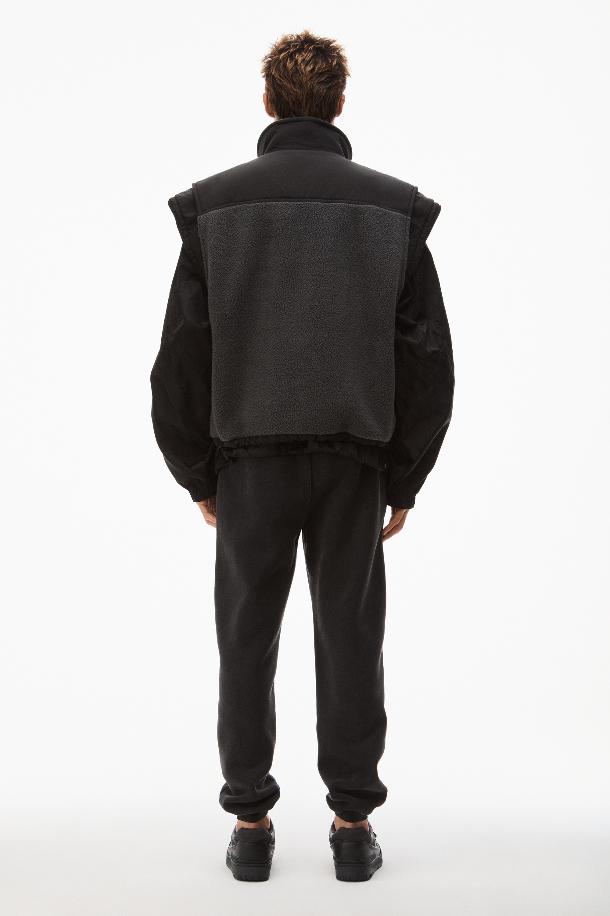 SWEATPANT IN ACID WASH DENSE FLEECE - 5