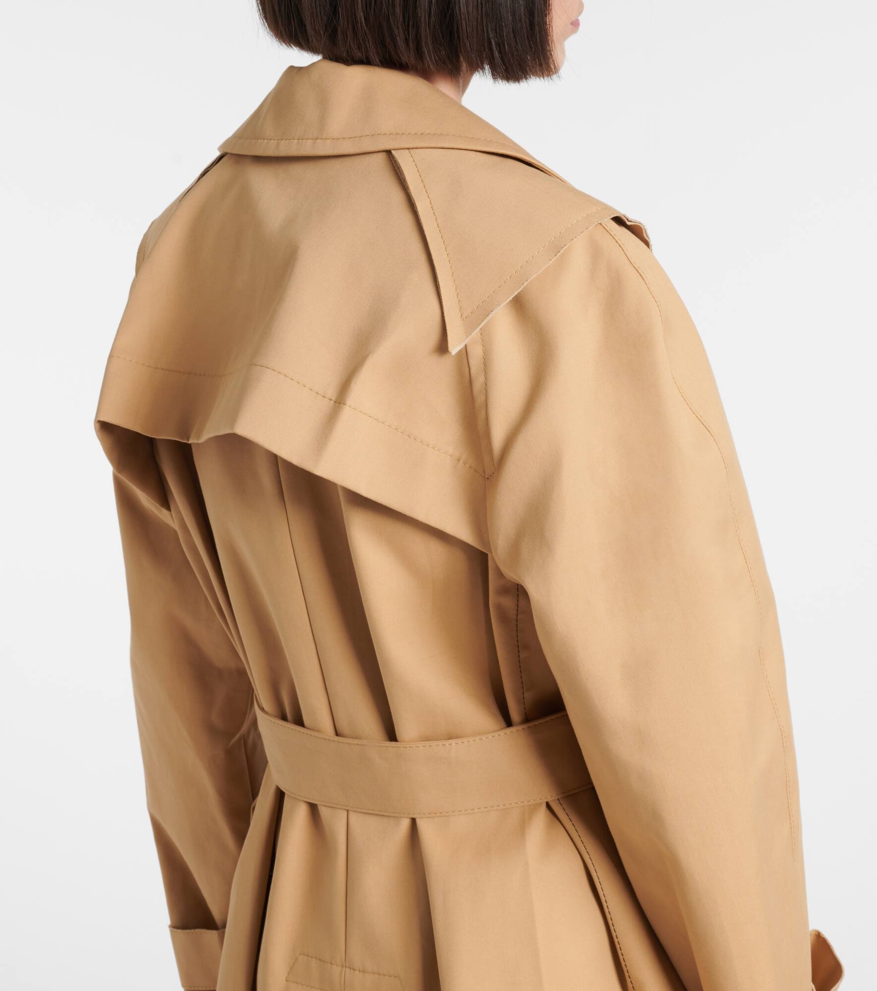 Cotton trench coat - 5