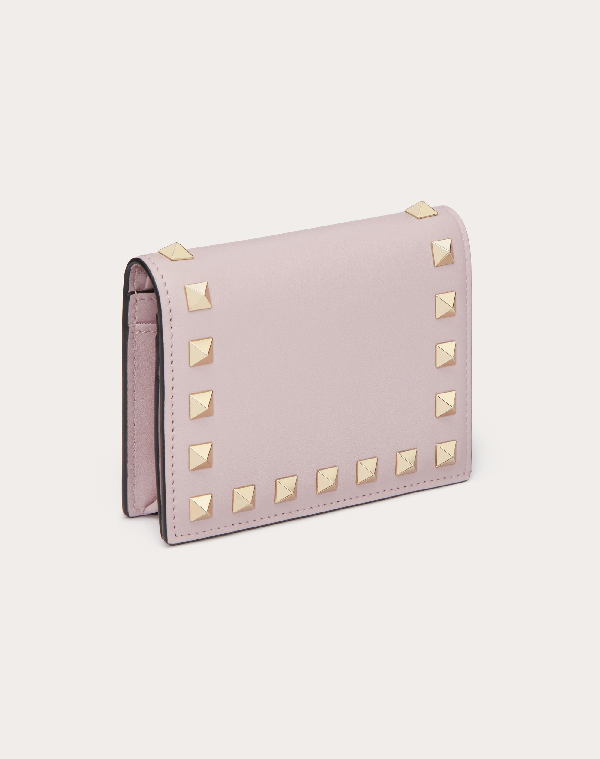 SMALL ROCKSTUD CALFSKIN WALLET - 4