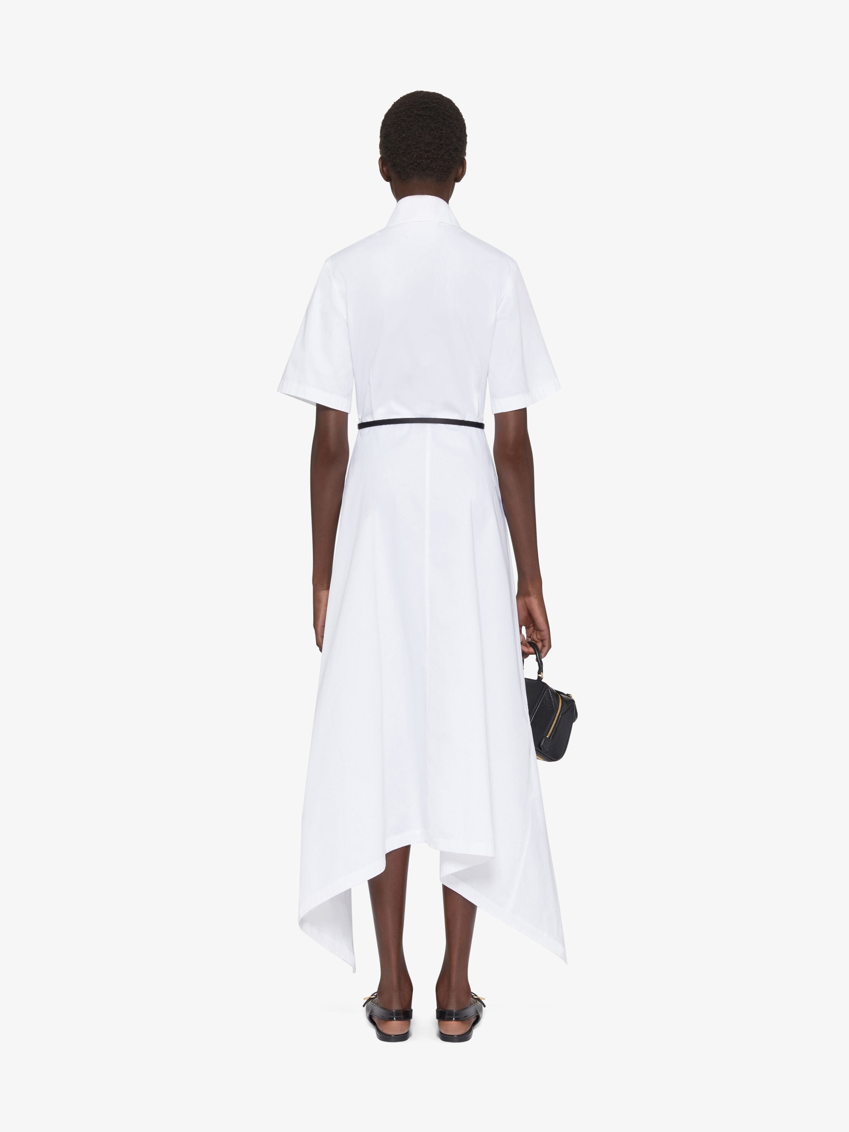 VOYOU DRESS IN POPLIN - 4