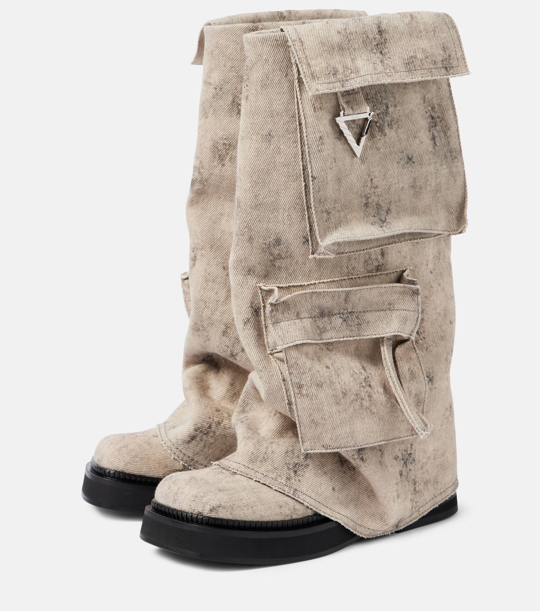 Robin canvas combat boots - 5