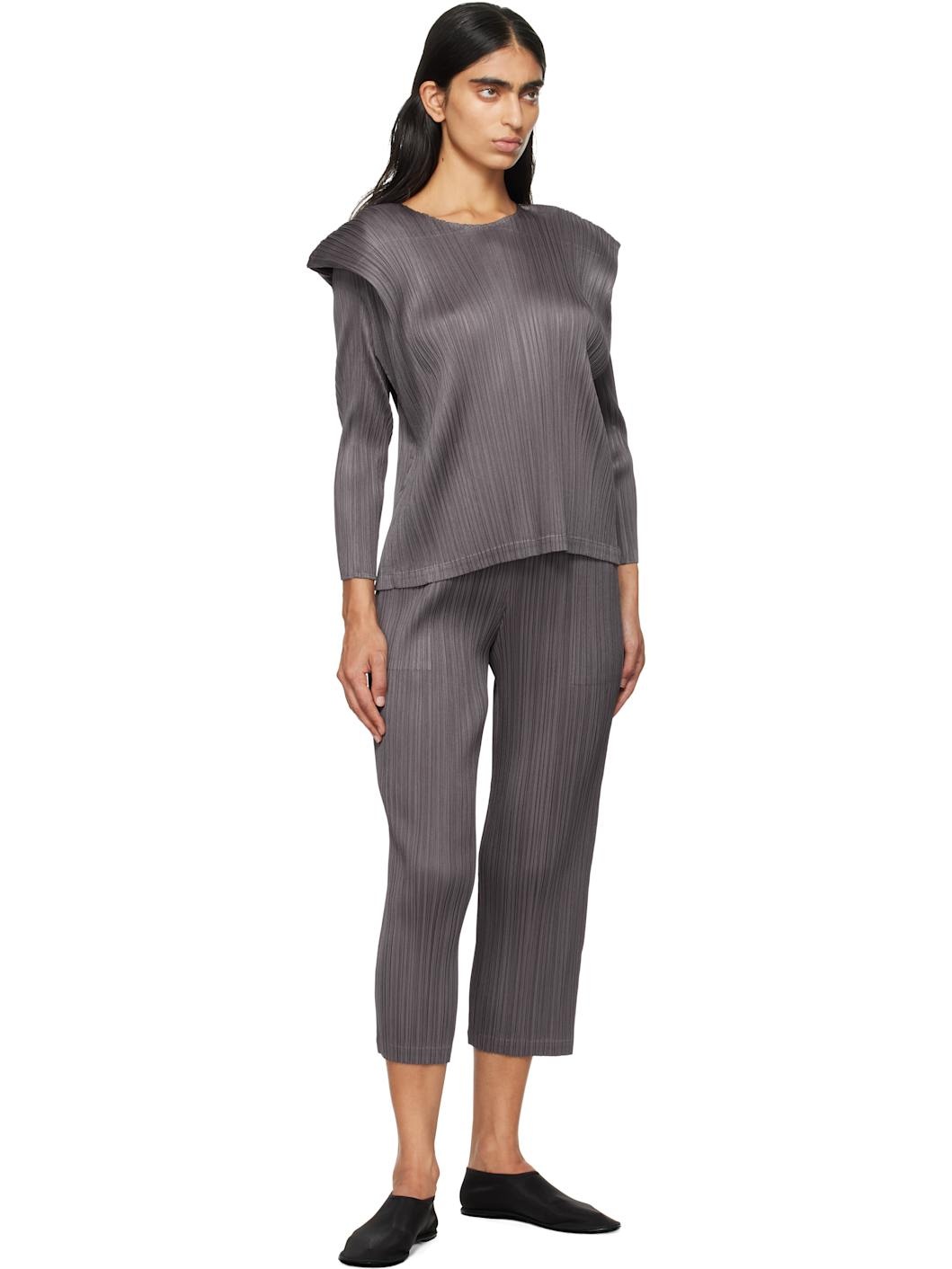 Gray Monthly Colors September Trousers - 4