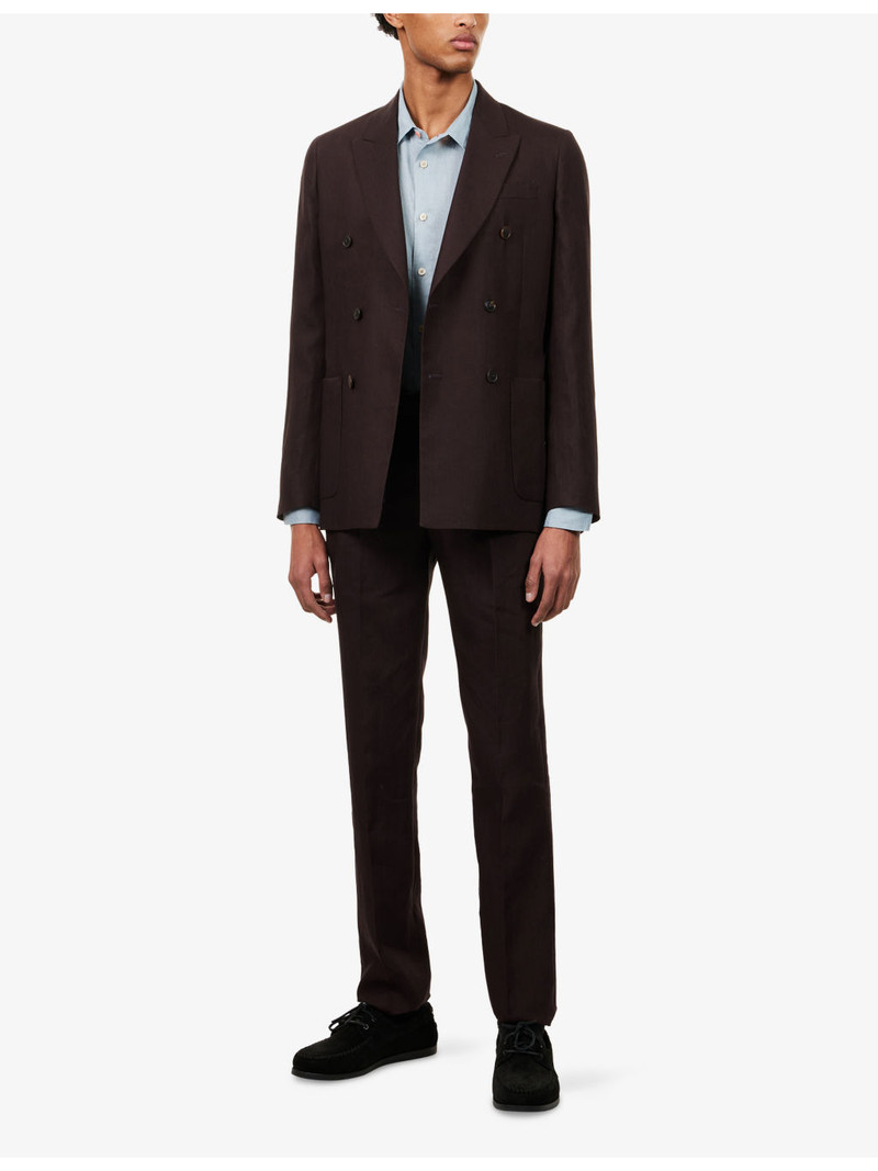 Paul Smith Double-Breasted Linen Blazer outlook
