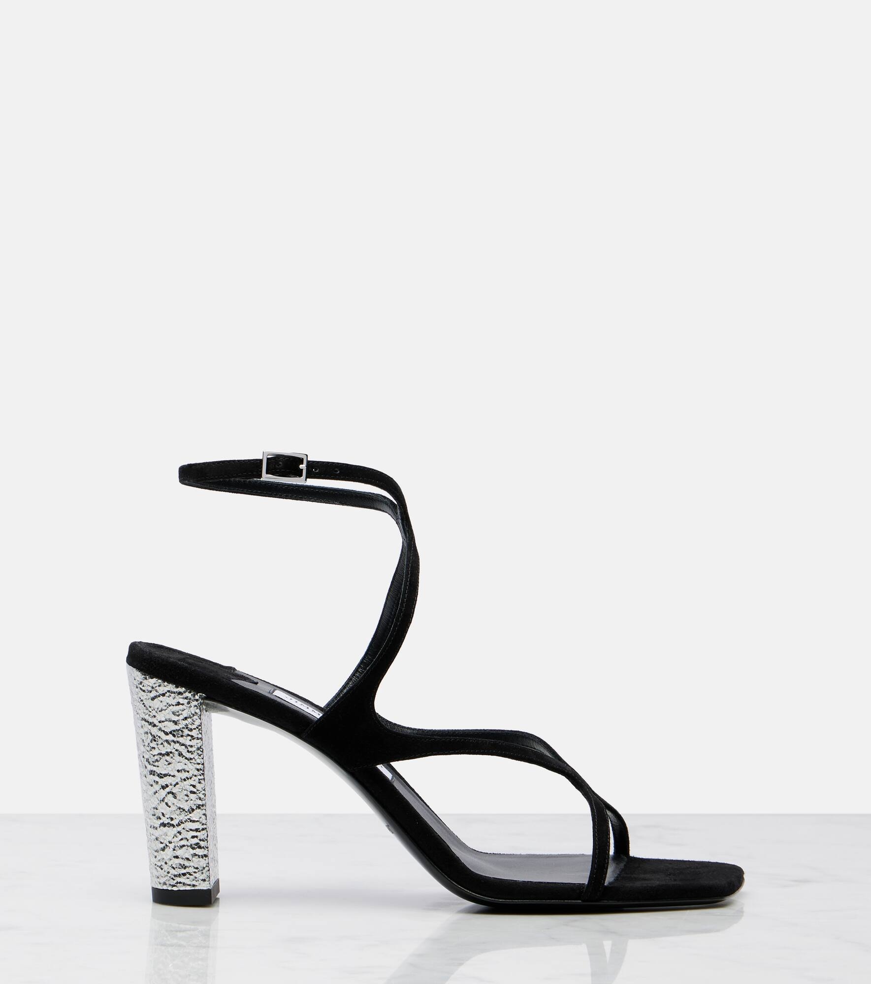 Azie 85 embellished suede sandals - 4