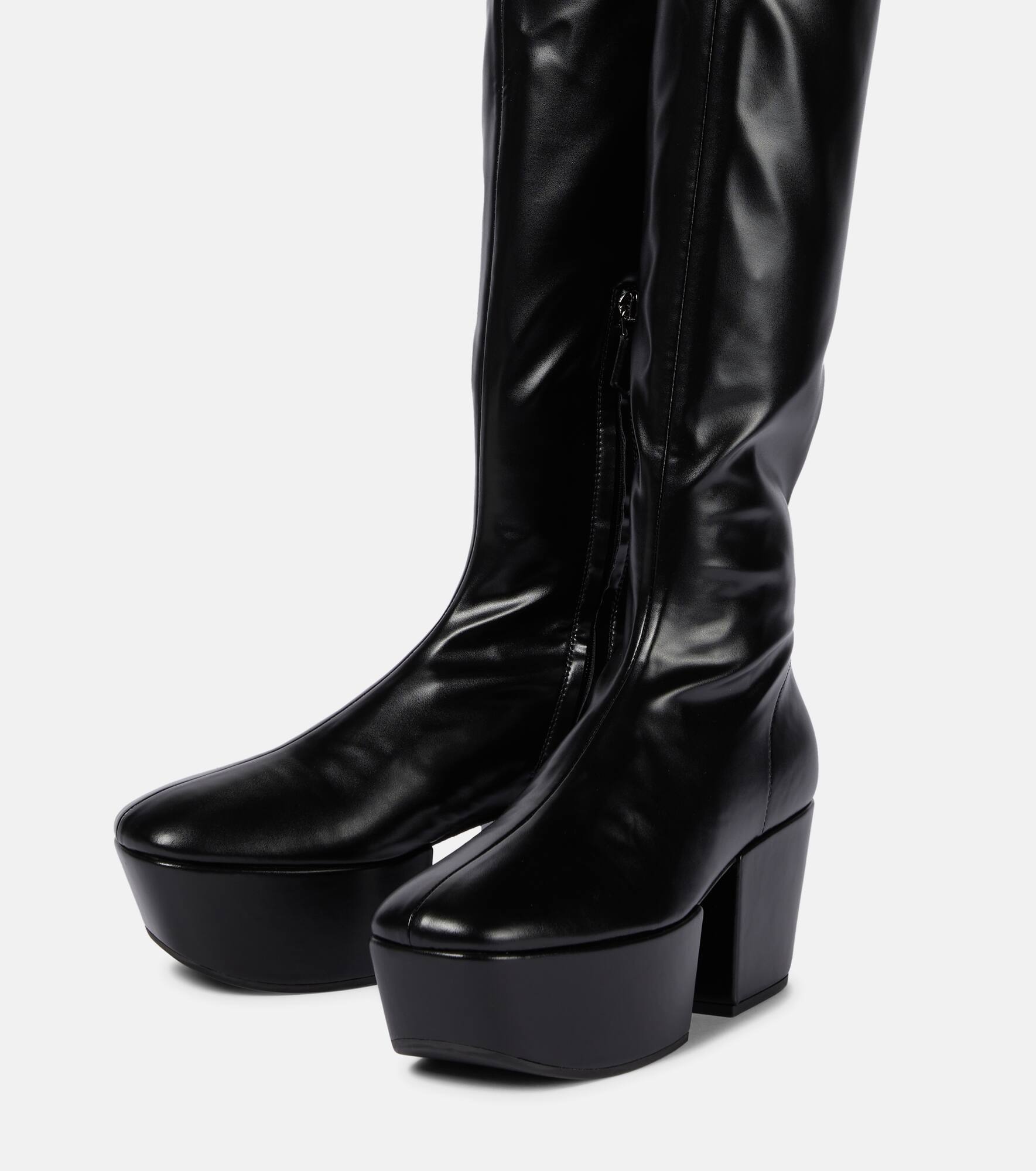 Platform over-the-knee boots - 5
