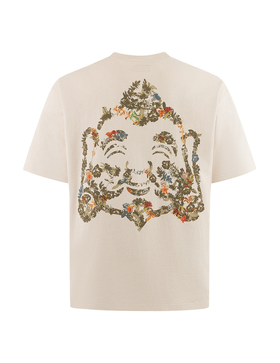 Floral Godhead Print Loose Fit T-shirt - 8