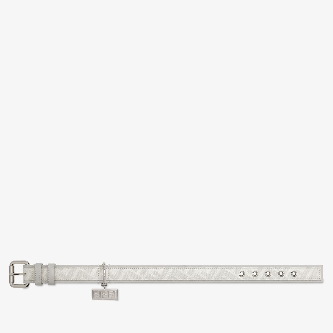White fabric collar - 2