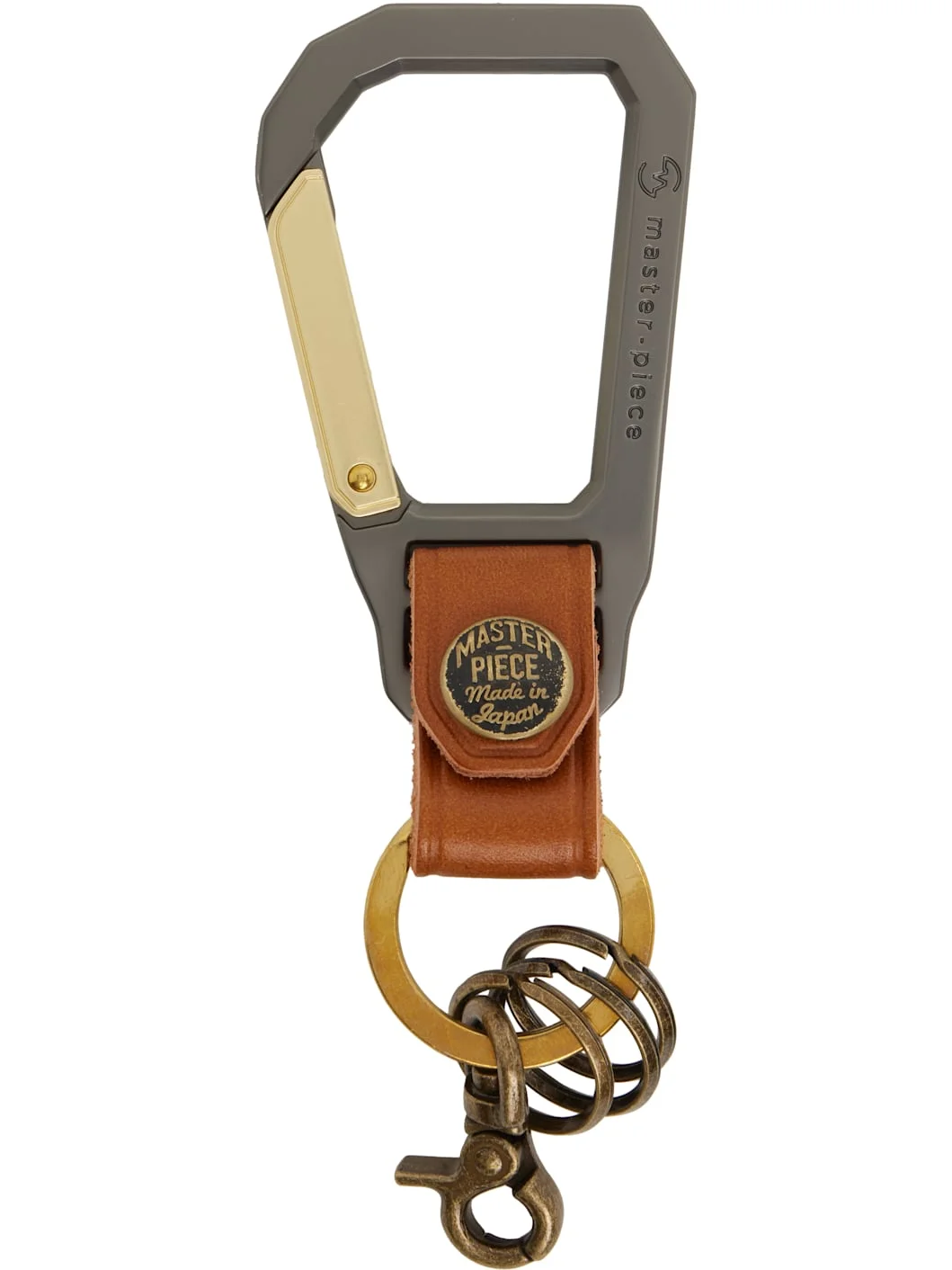 Tan Carabiner Keychain - 1