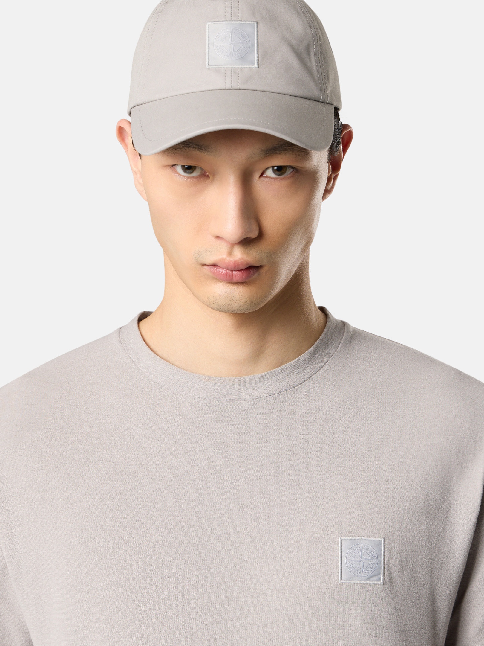 STONE ｜ (2100008 Crepe Cotton Jersey_Stone  Stone Island 2100008 CREPE COTTON JERSEY_STONE ISLAND GHOST