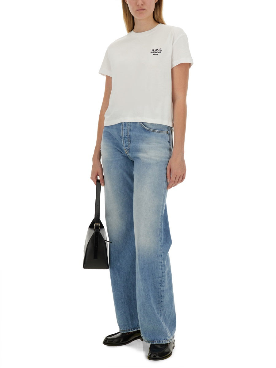 A.P.C. Women T-Shirt Con Logo - 2
